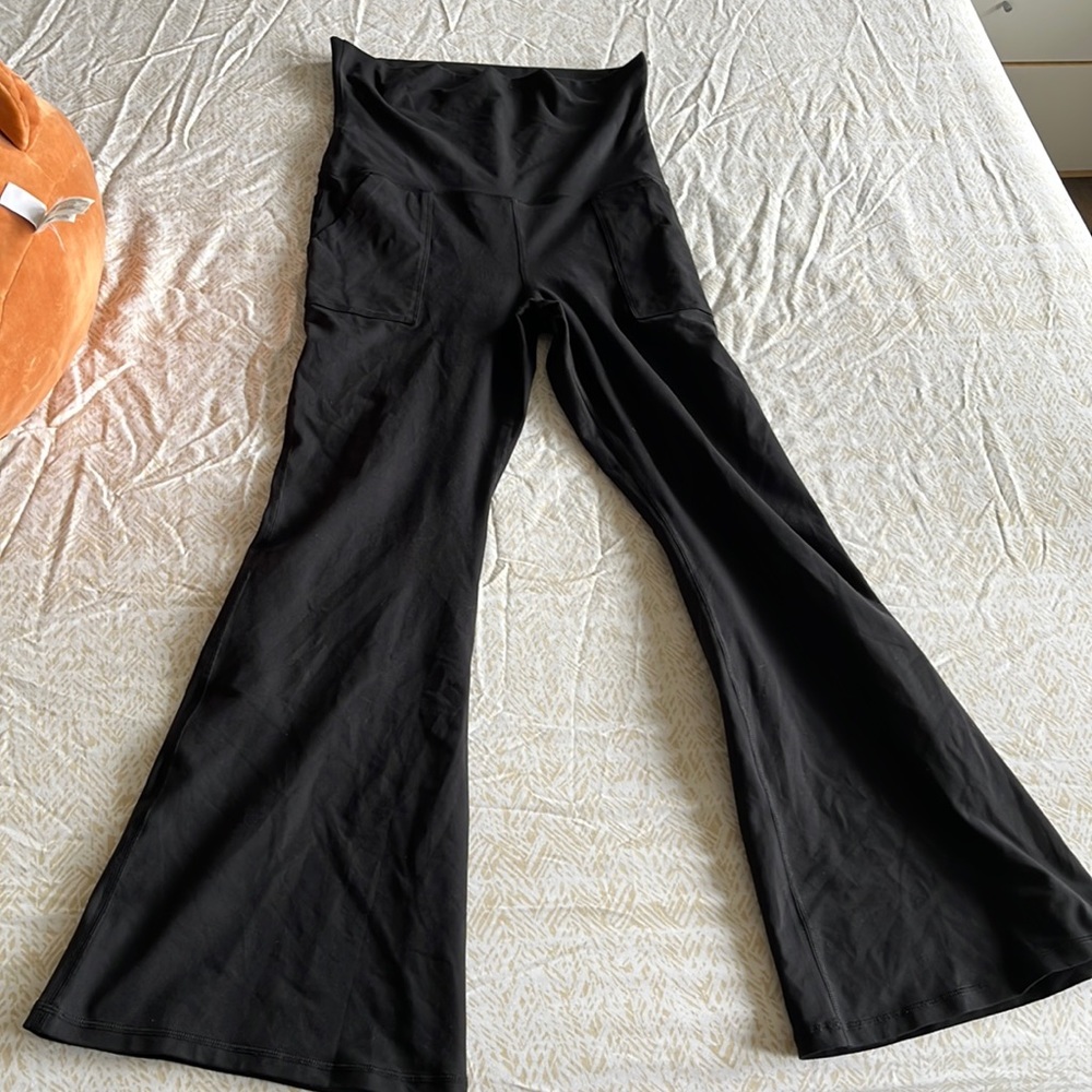 Aerie fold down flared leggings